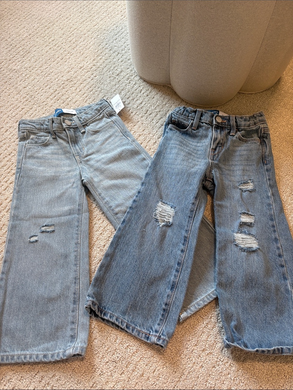 Old Navy Light Blue Kids Wide Leg Jeans